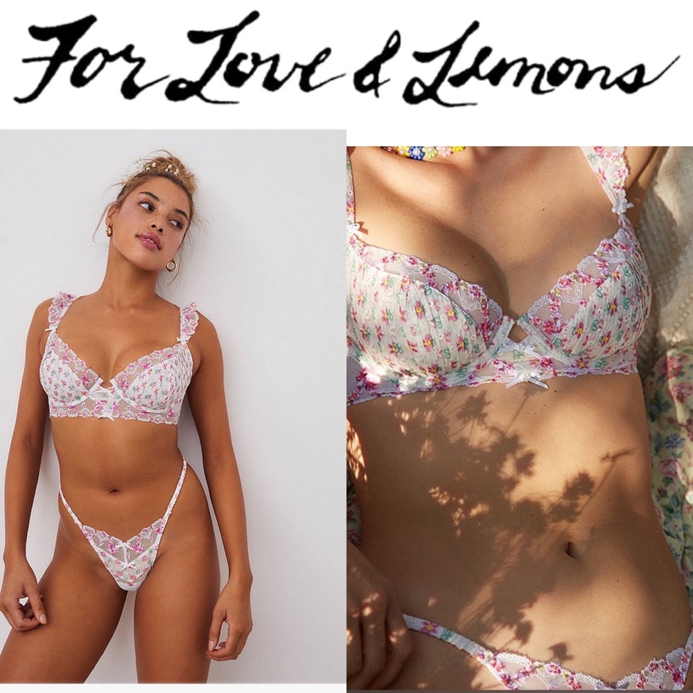 New💕 For Love & Lemons Bloom collection Thong  💕